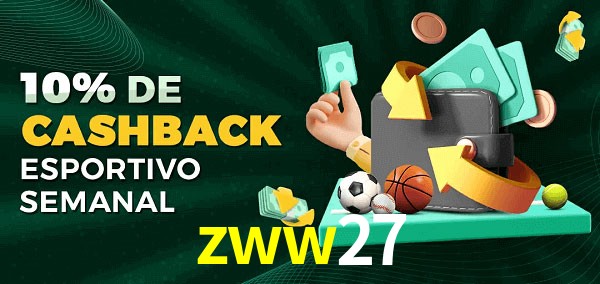 10% de bônus de cashback na zww27
